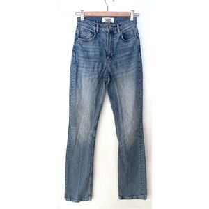 Reformation Jeans High Rise Organic Cotton Malta Wash Light Weight Straight Jean